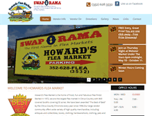 Tablet Screenshot of howardsfleamarket.com